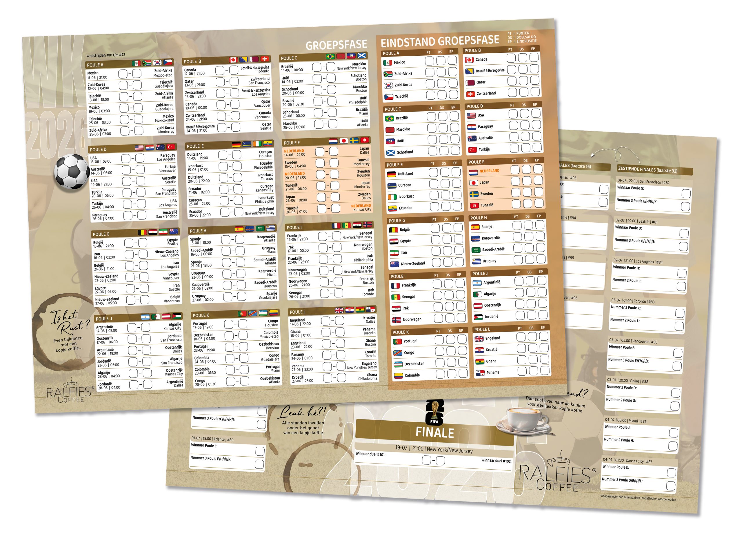 WK'26 speelschema